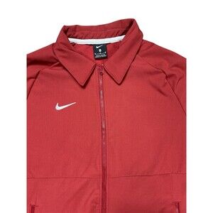 Nike Men’s Full Zip Mid Weight Coaches Jacket‎ Red Size Medium CI4472-698
